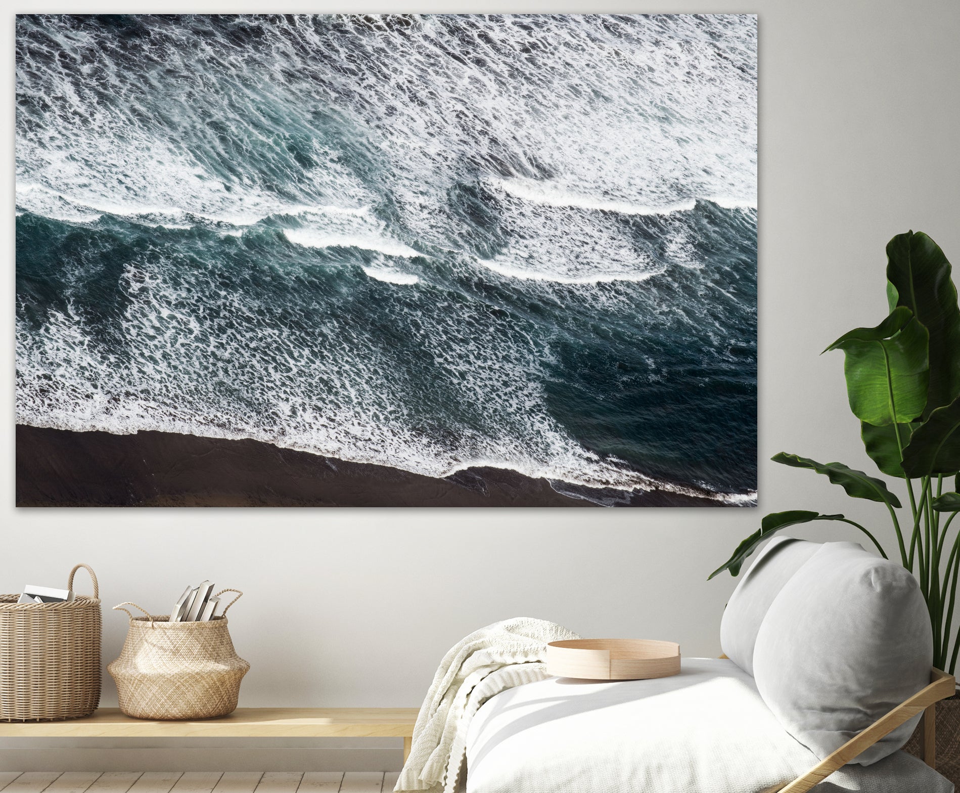 Atlantic Ocean Aerial 1 by Anitas Bellas Art on GIANT ART - coastal