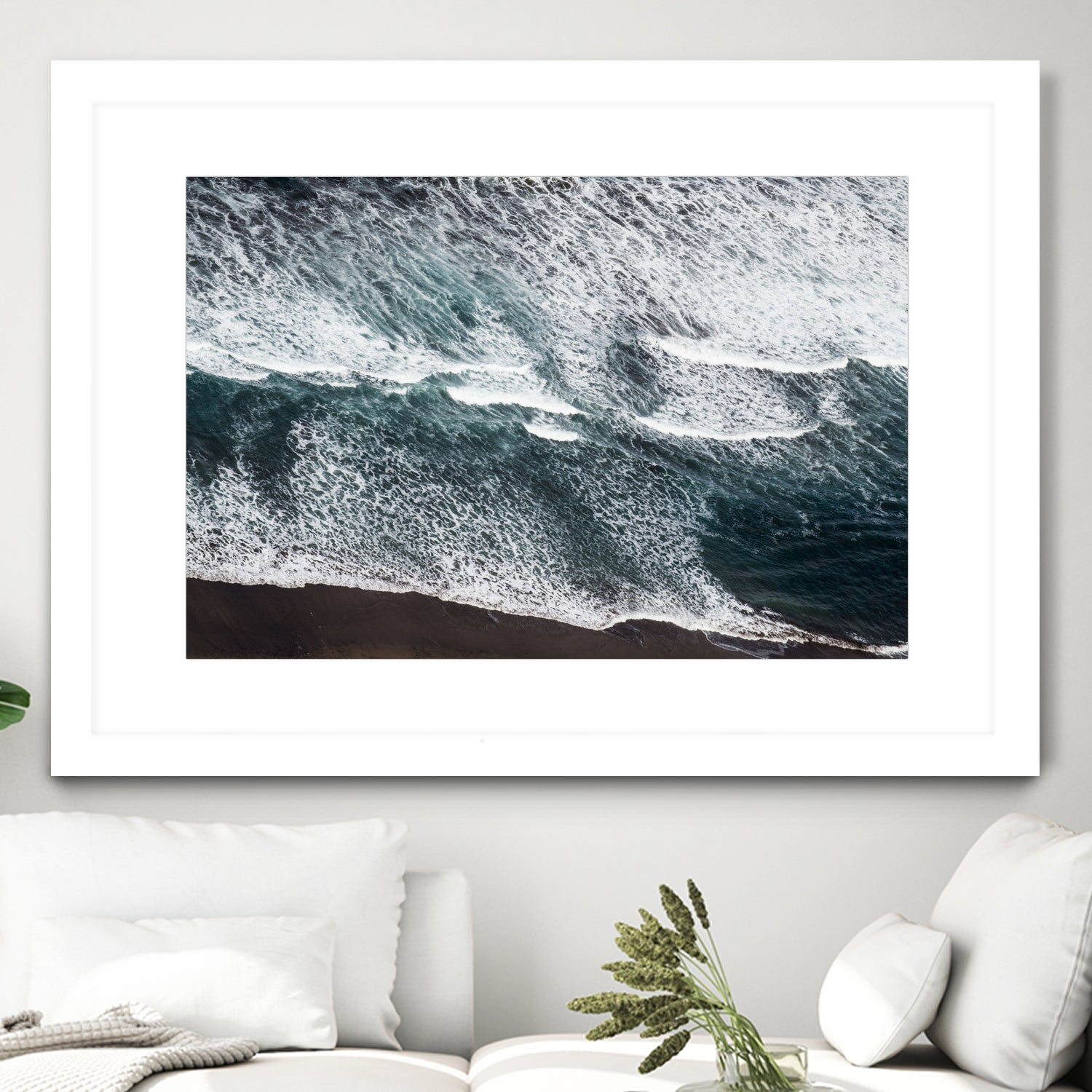 Atlantic Ocean Aerial 1 by Anitas Bellas Art on GIANT ART - coastal