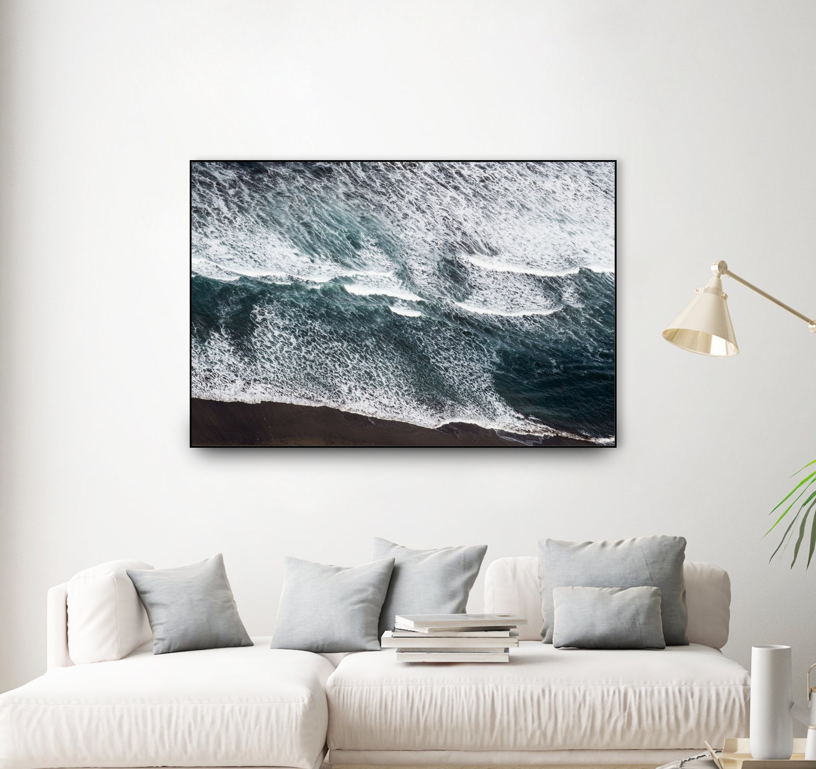 Atlantic Ocean Aerial 1 by Anitas Bellas Art on GIANT ART - coastal