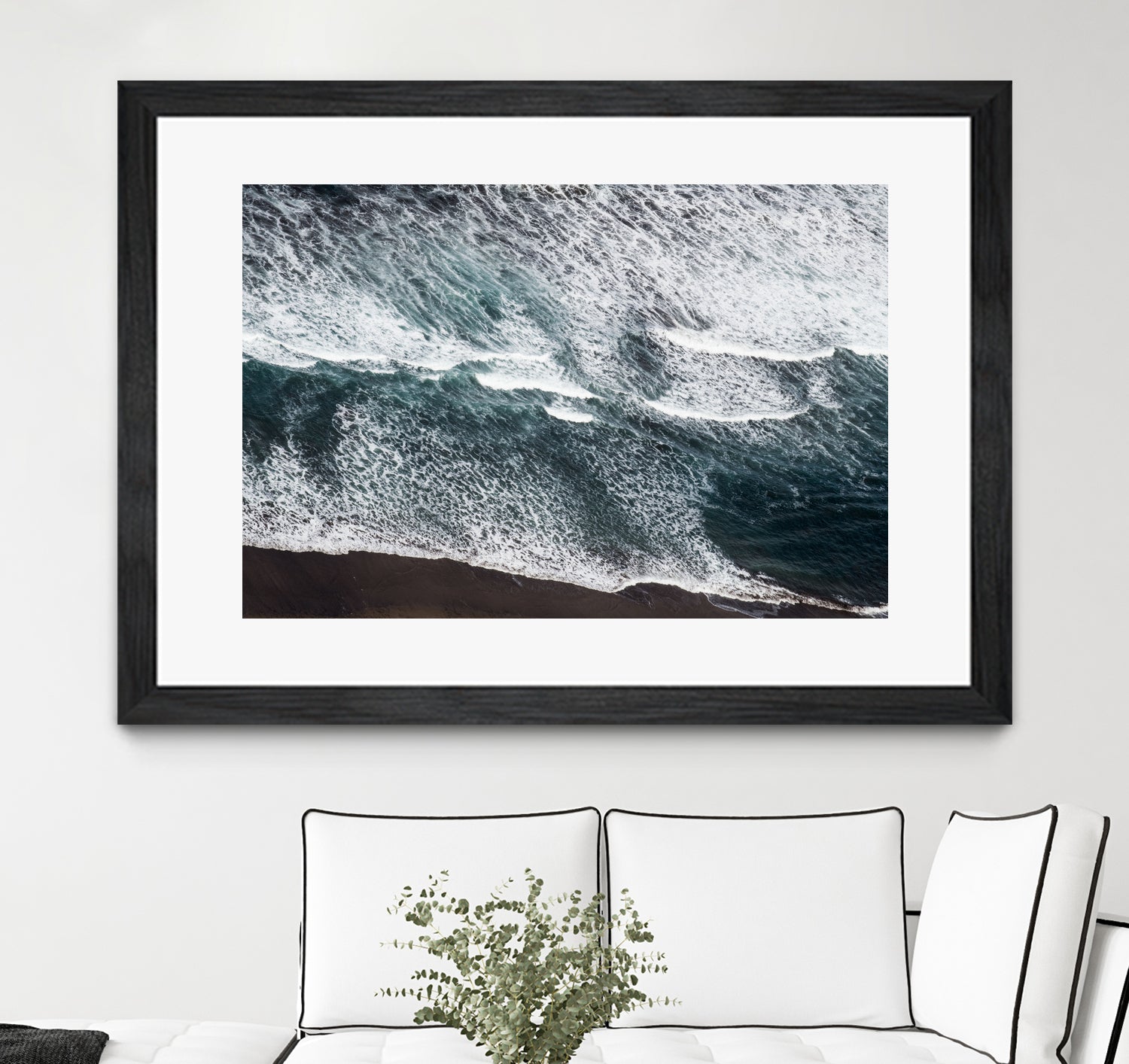 Atlantic Ocean Aerial 1 by Anitas Bellas Art on GIANT ART - coastal