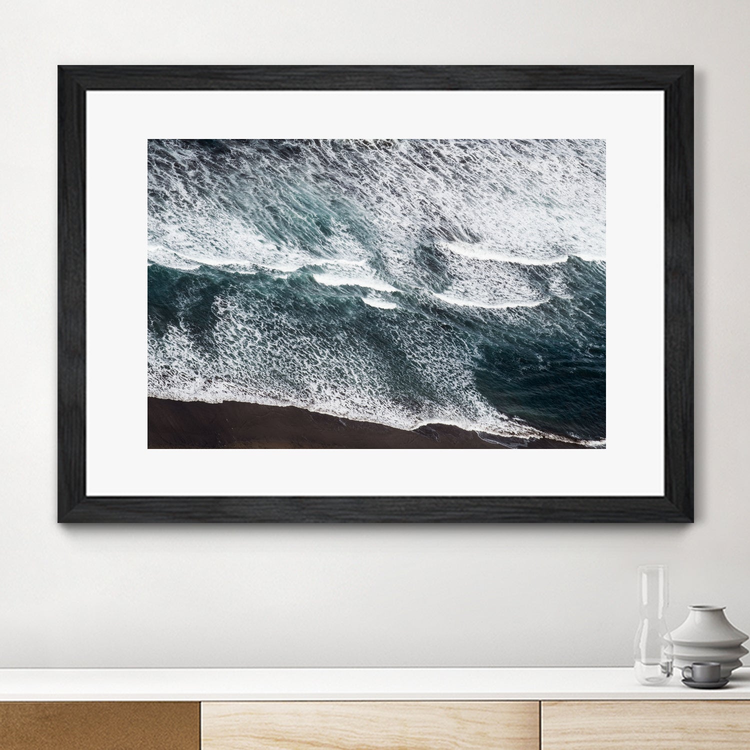 Atlantic Ocean Aerial 1 by Anitas Bellas Art on GIANT ART - coastal