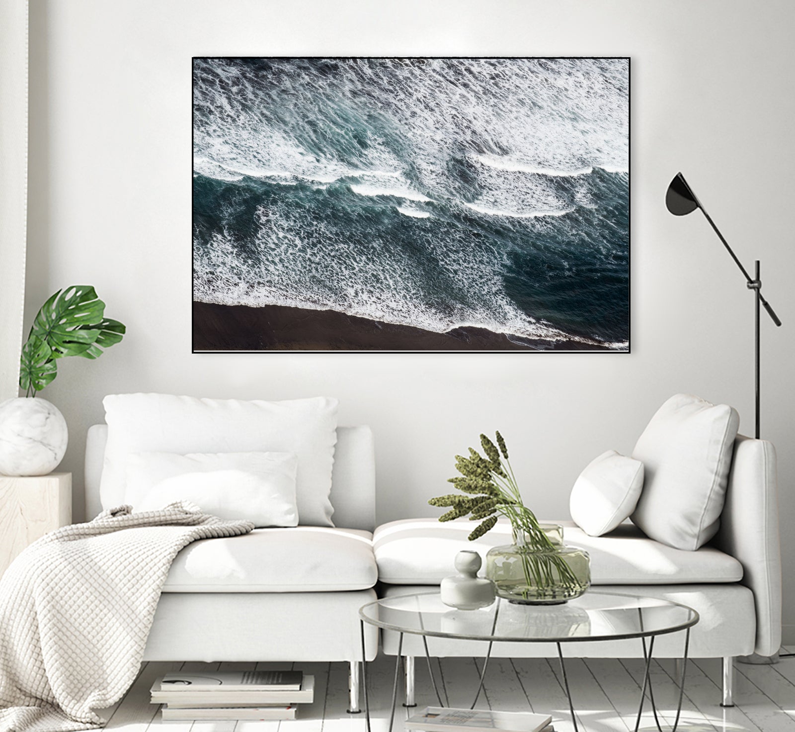 Atlantic Ocean Aerial 1 by Anitas Bellas Art on GIANT ART - coastal