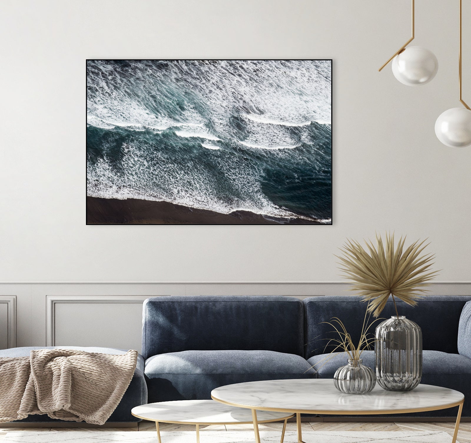 Atlantic Ocean Aerial 1 by Anitas Bellas Art on GIANT ART - coastal