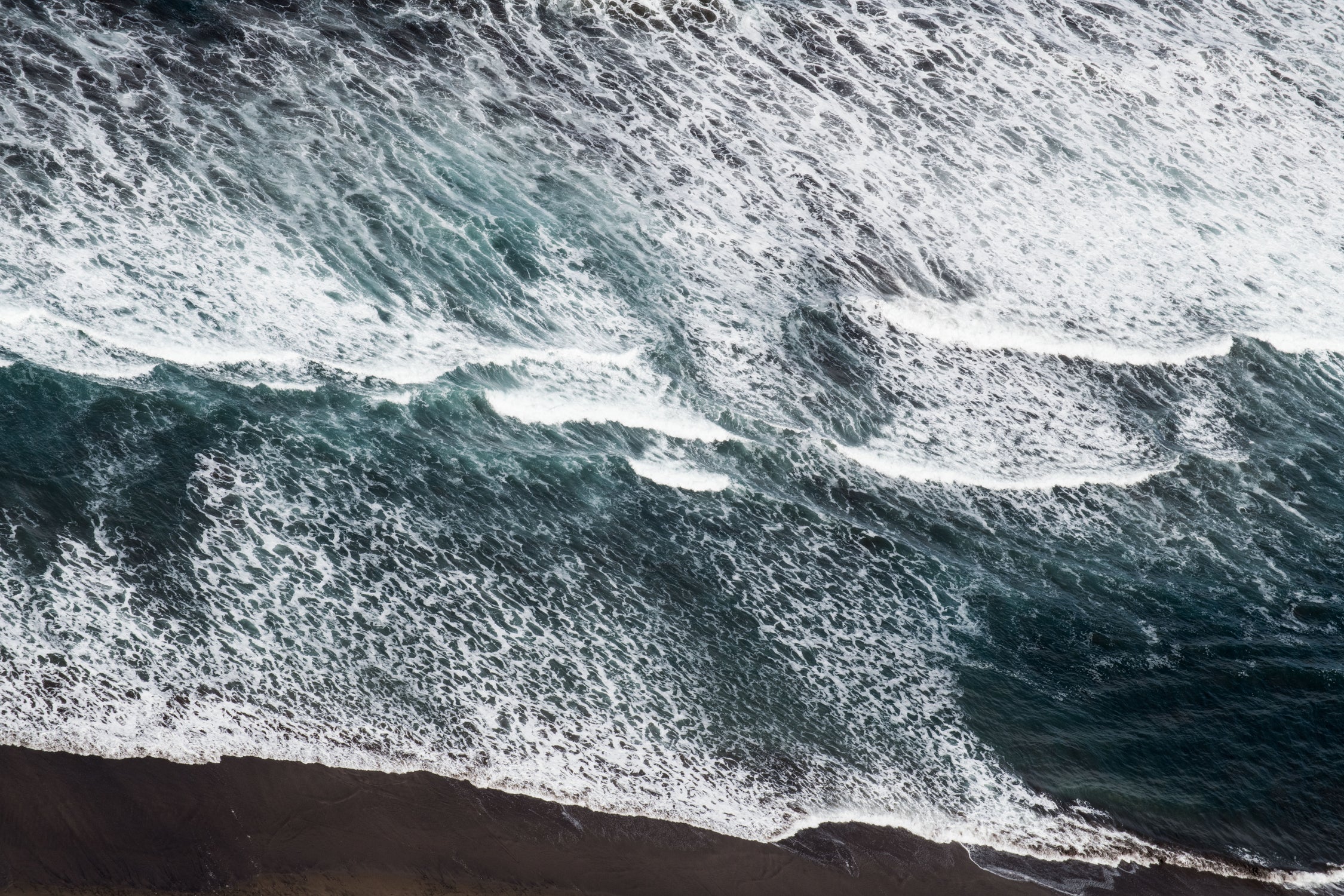 Atlantic Ocean Aerial 1 by Anitas Bellas Art on GIANT ART - coastal