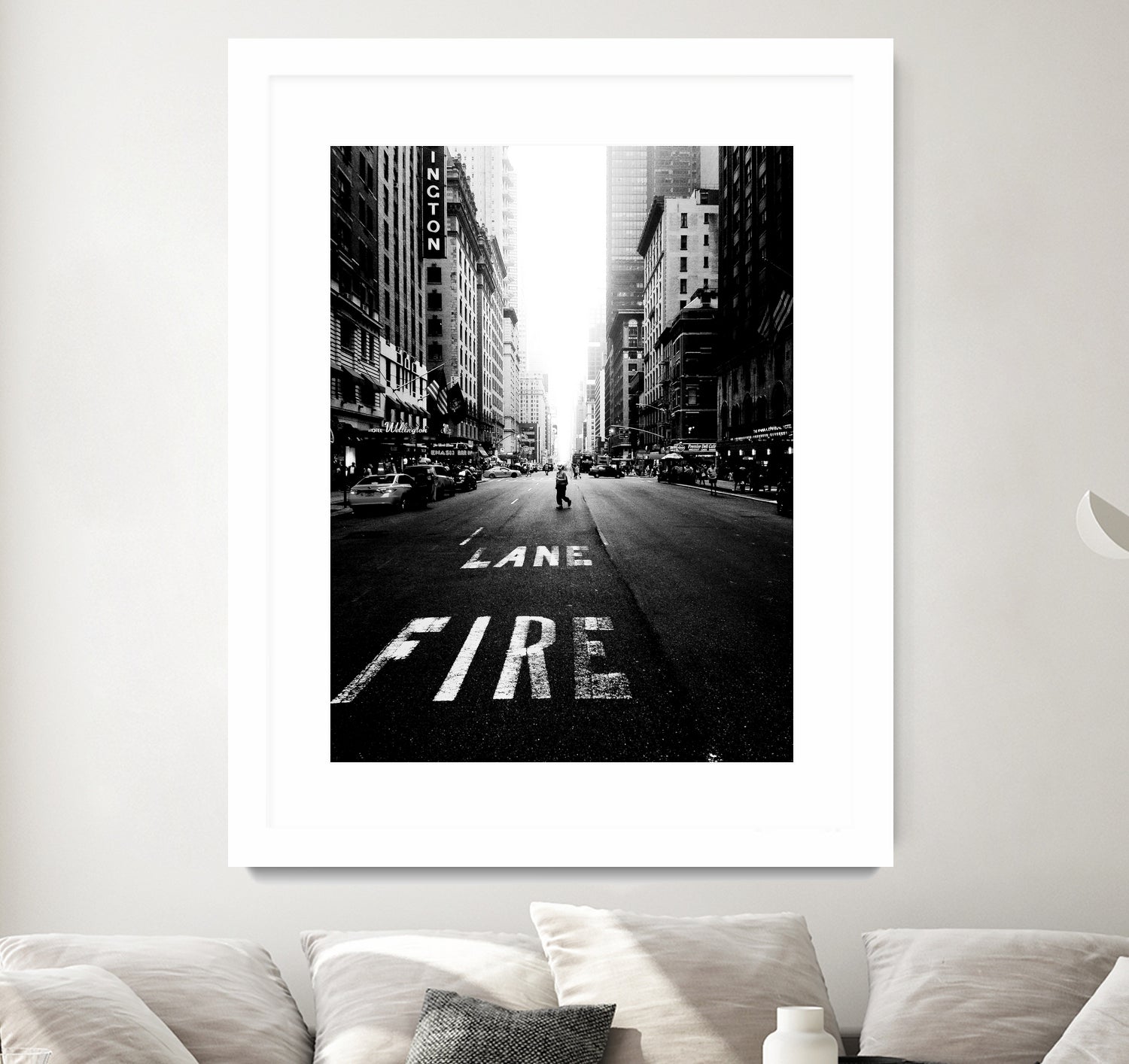 Lane fire by Dmitry Belov on GIANT ART - black photo manipulation