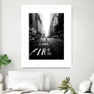 Lane fire by Dmitry Belov on GIANT ART - black photo manipulation