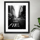 Lane fire by Dmitry Belov on GIANT ART - black photo manipulation