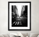 Lane fire by Dmitry Belov on GIANT ART - black photo manipulation