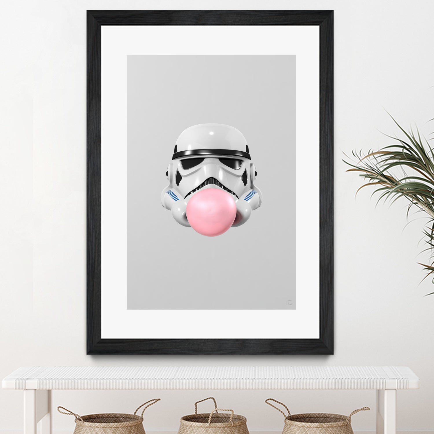 Stormtrooper Bubblegum by Urbano Rodriguez on GIANT ART - white 3d art