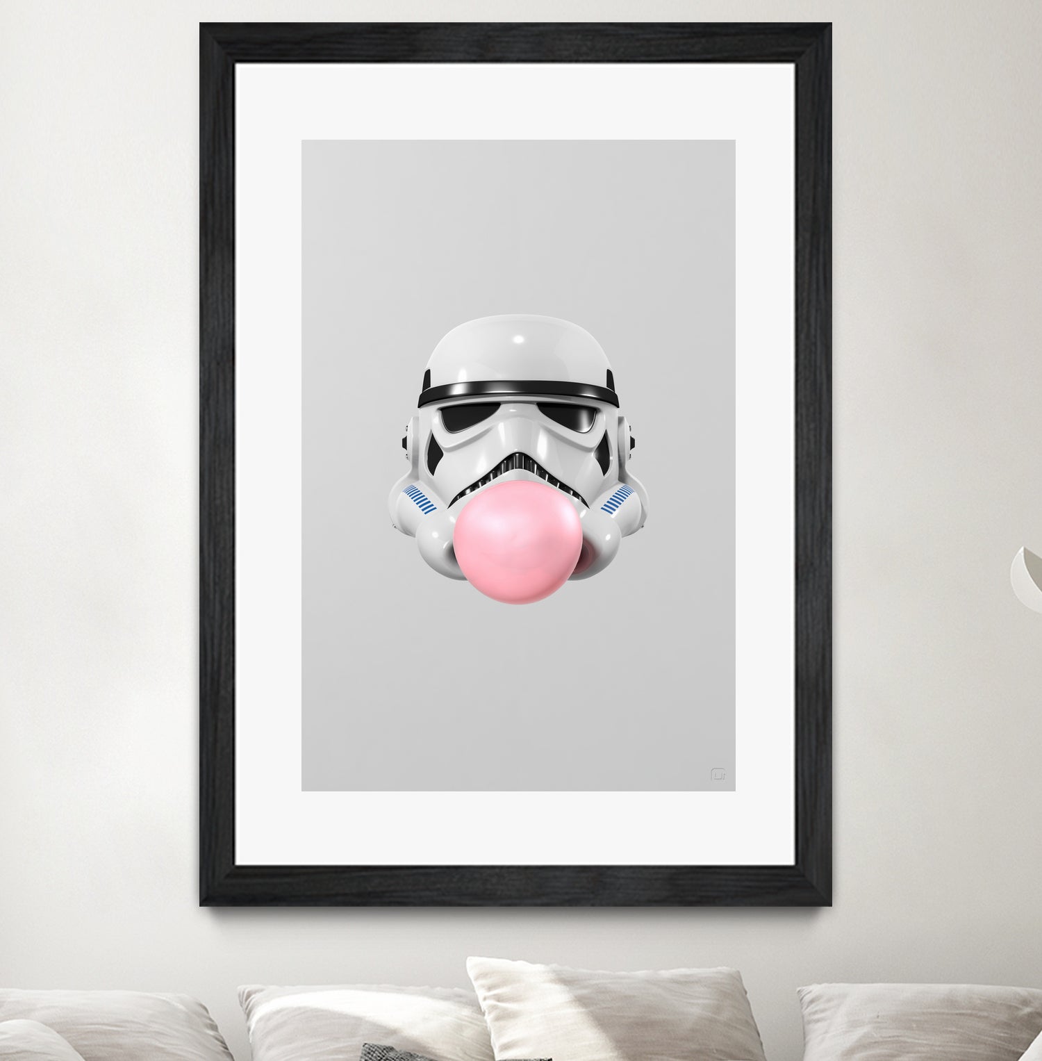 Stormtrooper Bubblegum by Urbano Rodriguez on GIANT ART - white 3d art