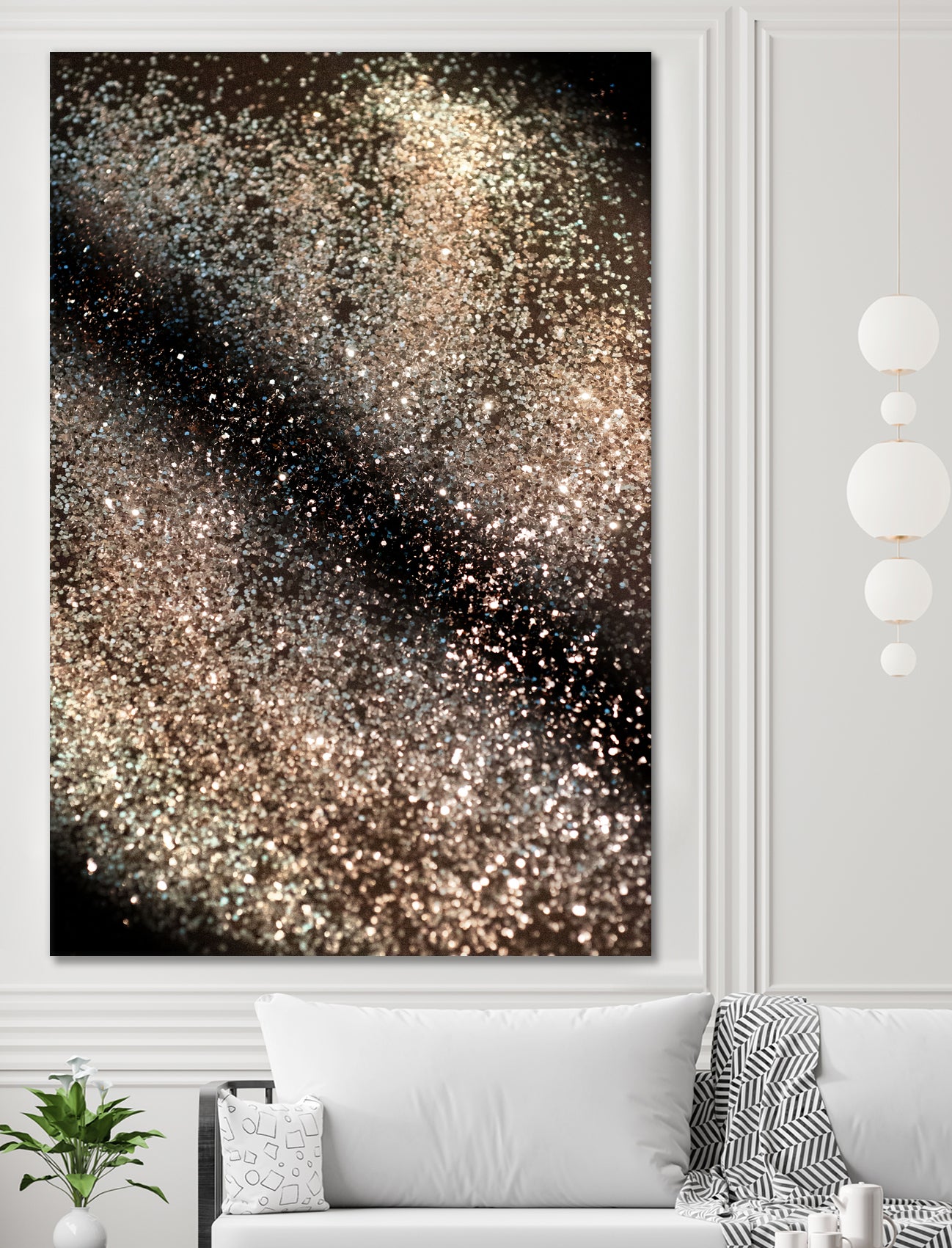 Sparkling GOLD BLACK Lady Glitter #3 #decor #art by Anita & Bella Jantz on GIANT ART - brown photo manipulation