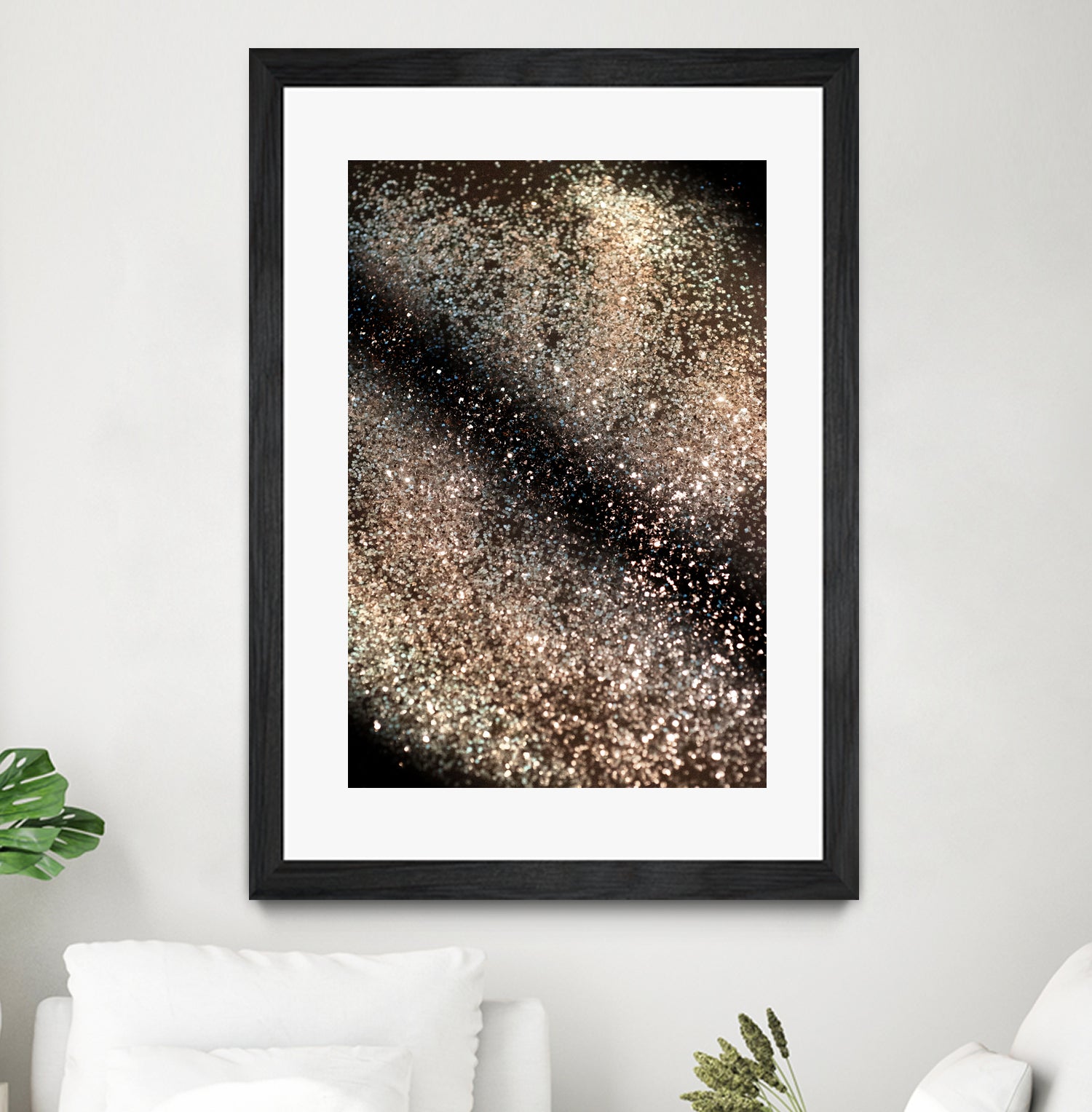 Sparkling GOLD BLACK Lady Glitter #3 #decor #art by Anita & Bella Jantz on GIANT ART - brown photo manipulation