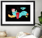 Cabo Cocktails by AMY MAXWELL on GIANT ART - red digital drawing