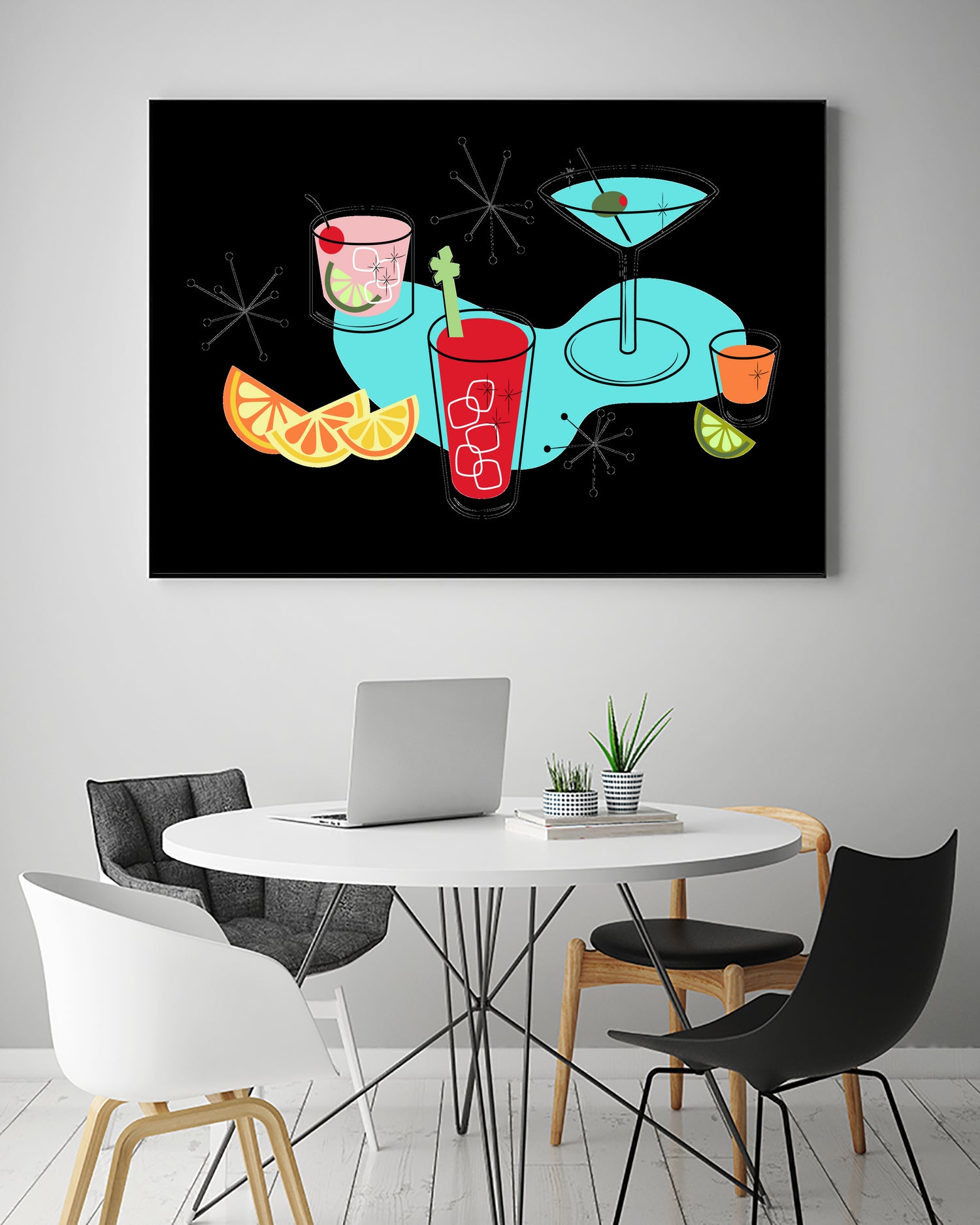 Cabo Cocktails by AMY MAXWELL on GIANT ART - red digital drawing