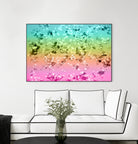 Rainbow Stars Glitter #1 #shiny #decor #art by Anita & Bella Jantz on GIANT ART - yellow photo manipulation