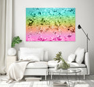 Rainbow Stars Glitter #1 #shiny #decor #art by Anita & Bella Jantz on GIANT ART - yellow photo manipulation