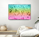 Rainbow Stars Glitter #1 #shiny #decor #art by Anita & Bella Jantz on GIANT ART - yellow photo manipulation