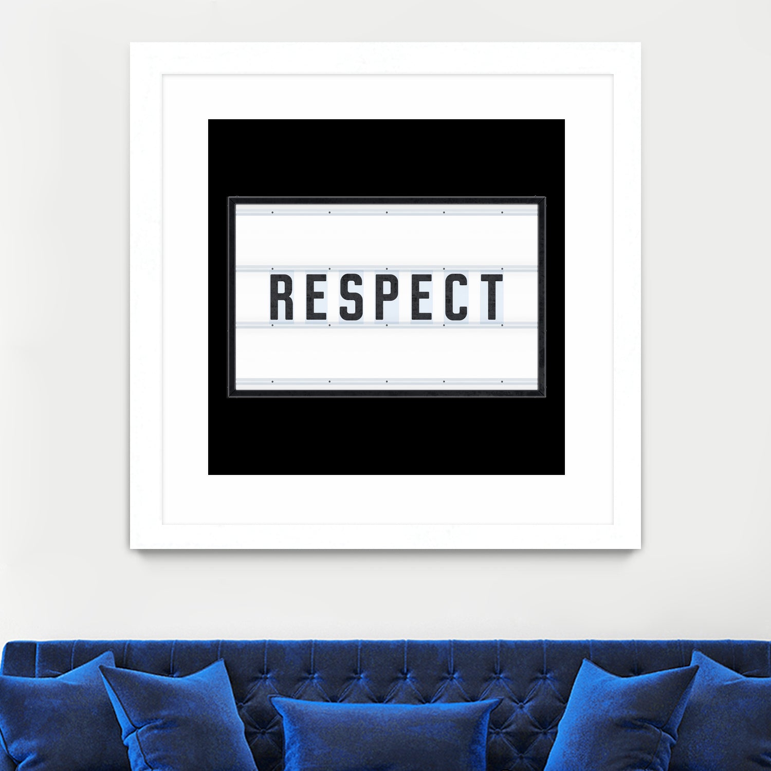 RESPECT – Light Box by Art Frankenberg on GIANT ART - white typography