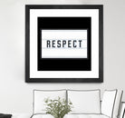 RESPECT – Light Box by Art Frankenberg on GIANT ART - white typography