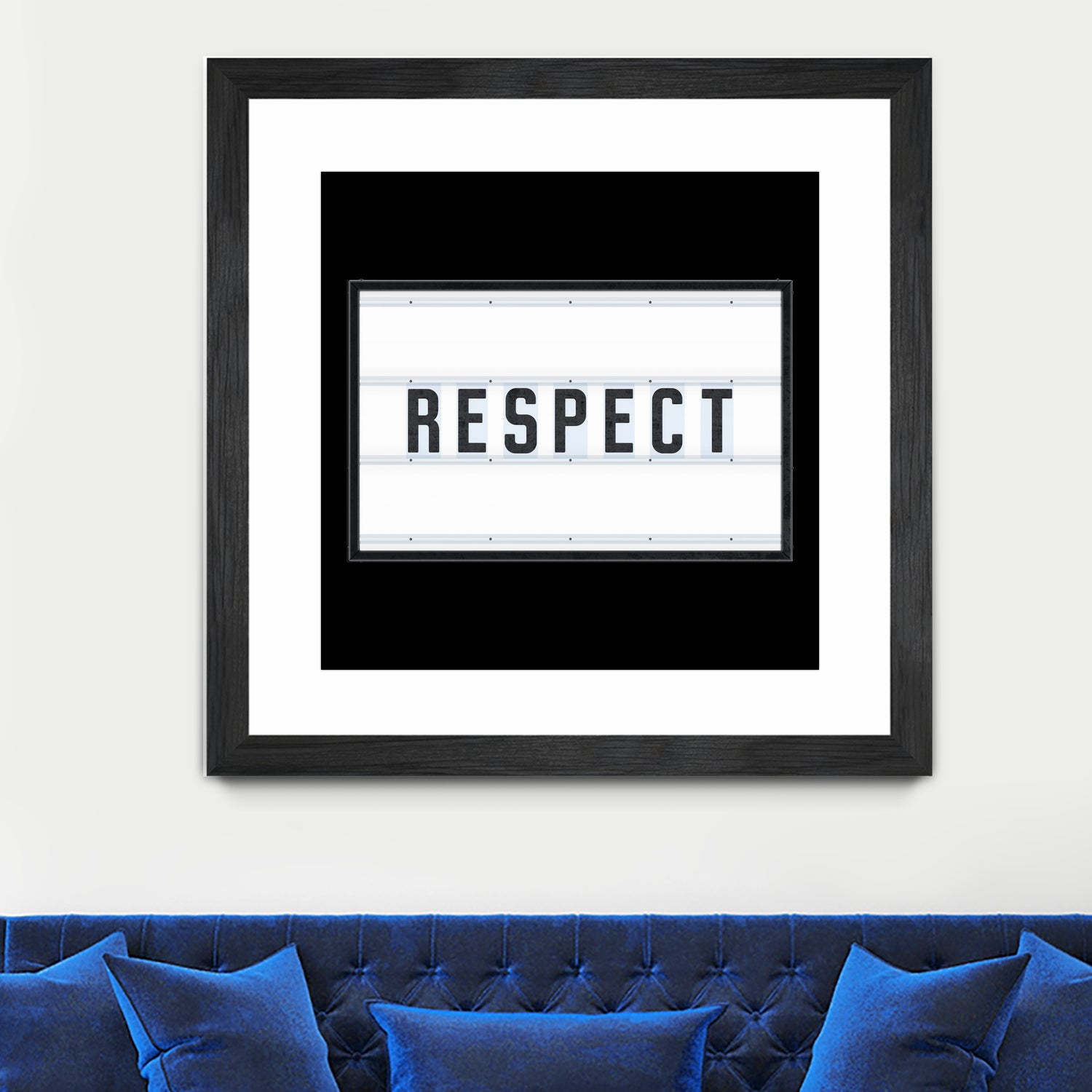 RESPECT – Light Box by Art Frankenberg on GIANT ART - white typography