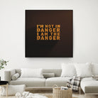 I'm not in danger. I am the danger. by Fábio Vita on GIANT ART - black 3d art