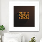 I'm not in danger. I am the danger. by Fábio Vita on GIANT ART - black 3d art