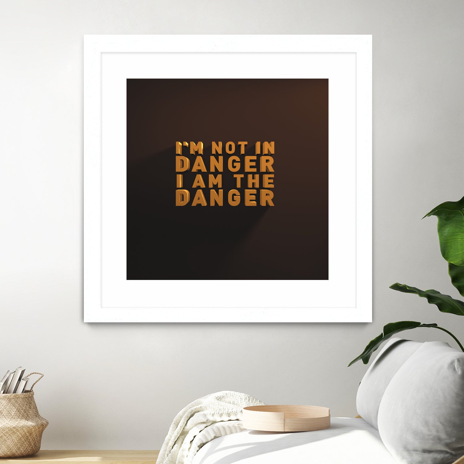 I'm not in danger. I am the danger. by Fábio Vita on GIANT ART - black 3d art