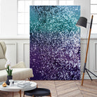 Aqua Purple Ombre Glitter #1 #decor #art by Anita & Bella Jantz on GIANT ART - blue photo manipulation