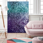 Aqua Purple Ombre Glitter #1 #decor #art by Anita & Bella Jantz on GIANT ART - blue photo manipulation