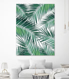 Palm Leaves - Green Cali Vibes #2 #tropical #decor #art by Anita & Bella Jantz on GIANT ART - green photo illustration