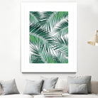 Palm Leaves - Green Cali Vibes #2 #tropical #decor #art by Anita & Bella Jantz on GIANT ART - green photo illustration