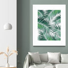 Palm Leaves - Green Cali Vibes #2 #tropical #decor #art by Anita & Bella Jantz on GIANT ART - green photo illustration