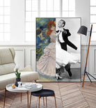 Renoir's Dance at Bougival & Fred Astaire by Luigi Tarini on GIANT ART - gray photo manipulation