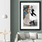 Renoir's Dance at Bougival & Fred Astaire by Luigi Tarini on GIANT ART - gray photo manipulation