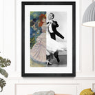 Renoir's Dance at Bougival & Fred Astaire by Luigi Tarini on GIANT ART - gray photo manipulation