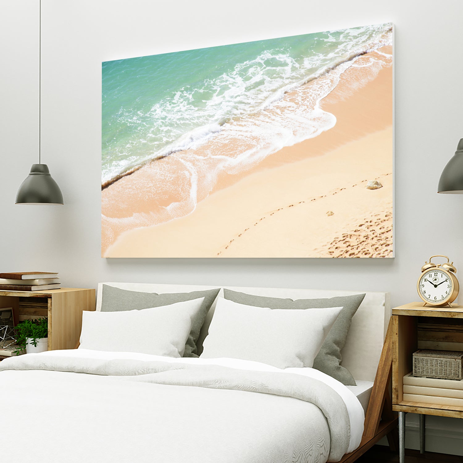 Atlantic Ocean Bliss 7 by Anitas Bellas Art on GIANT ART - beige landscape  turquoise water