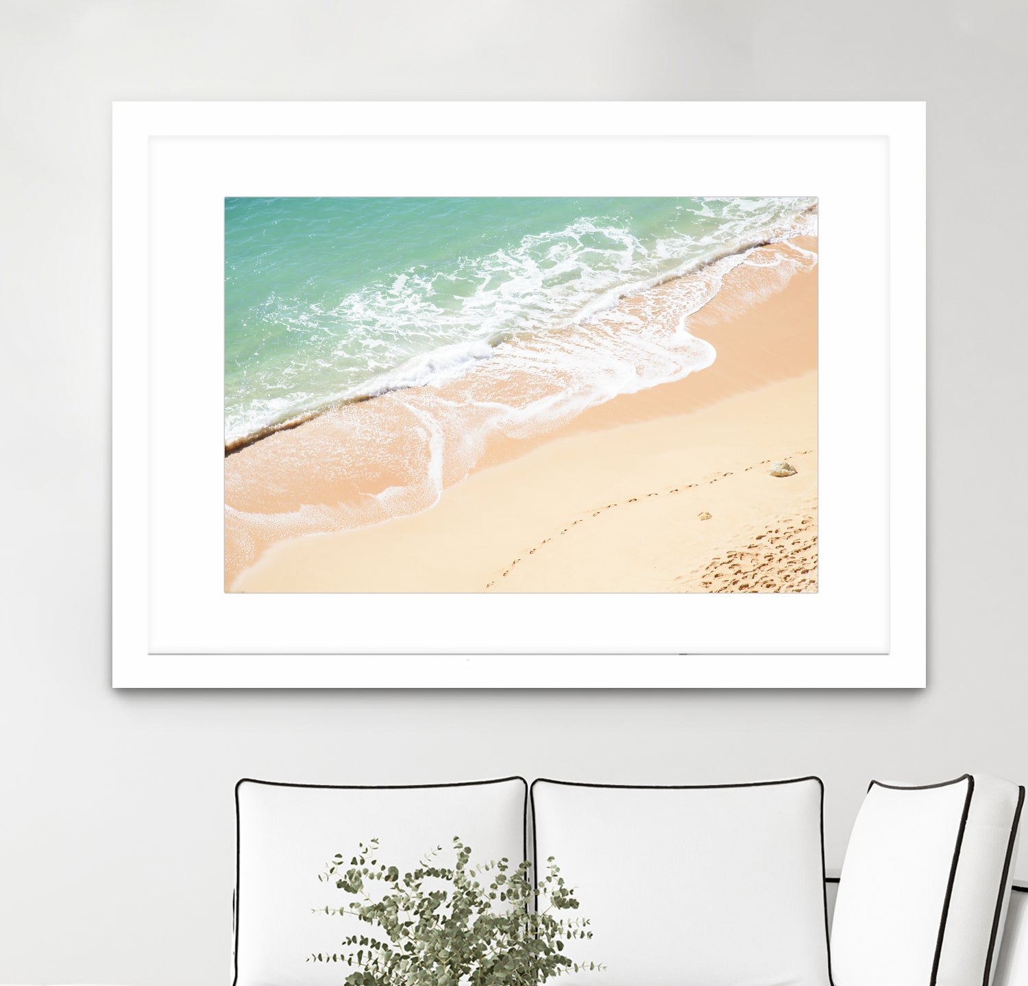 Atlantic Ocean Bliss 7 by Anitas Bellas Art on GIANT ART - beige landscape  turquoise water