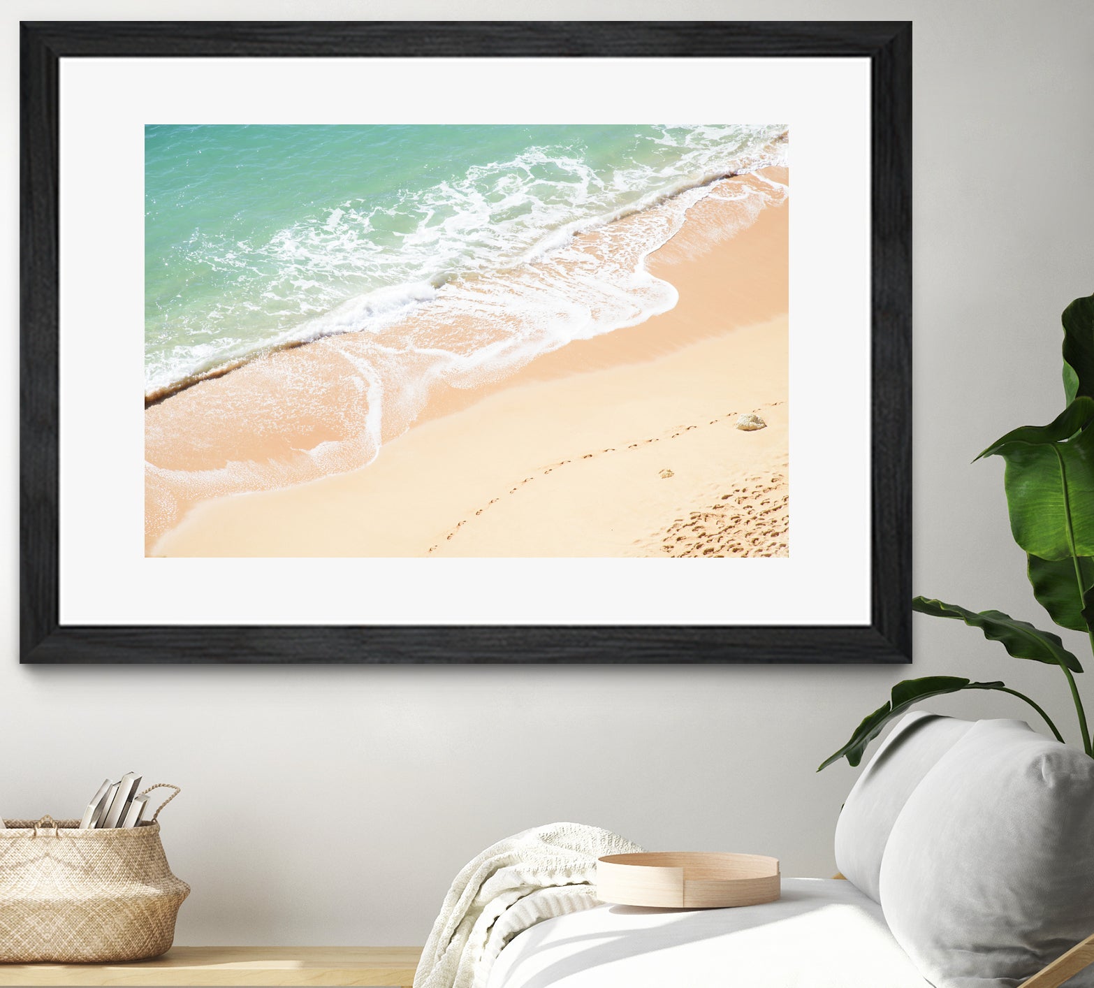 Atlantic Ocean Bliss 7 by Anitas Bellas Art on GIANT ART - beige landscape  turquoise water