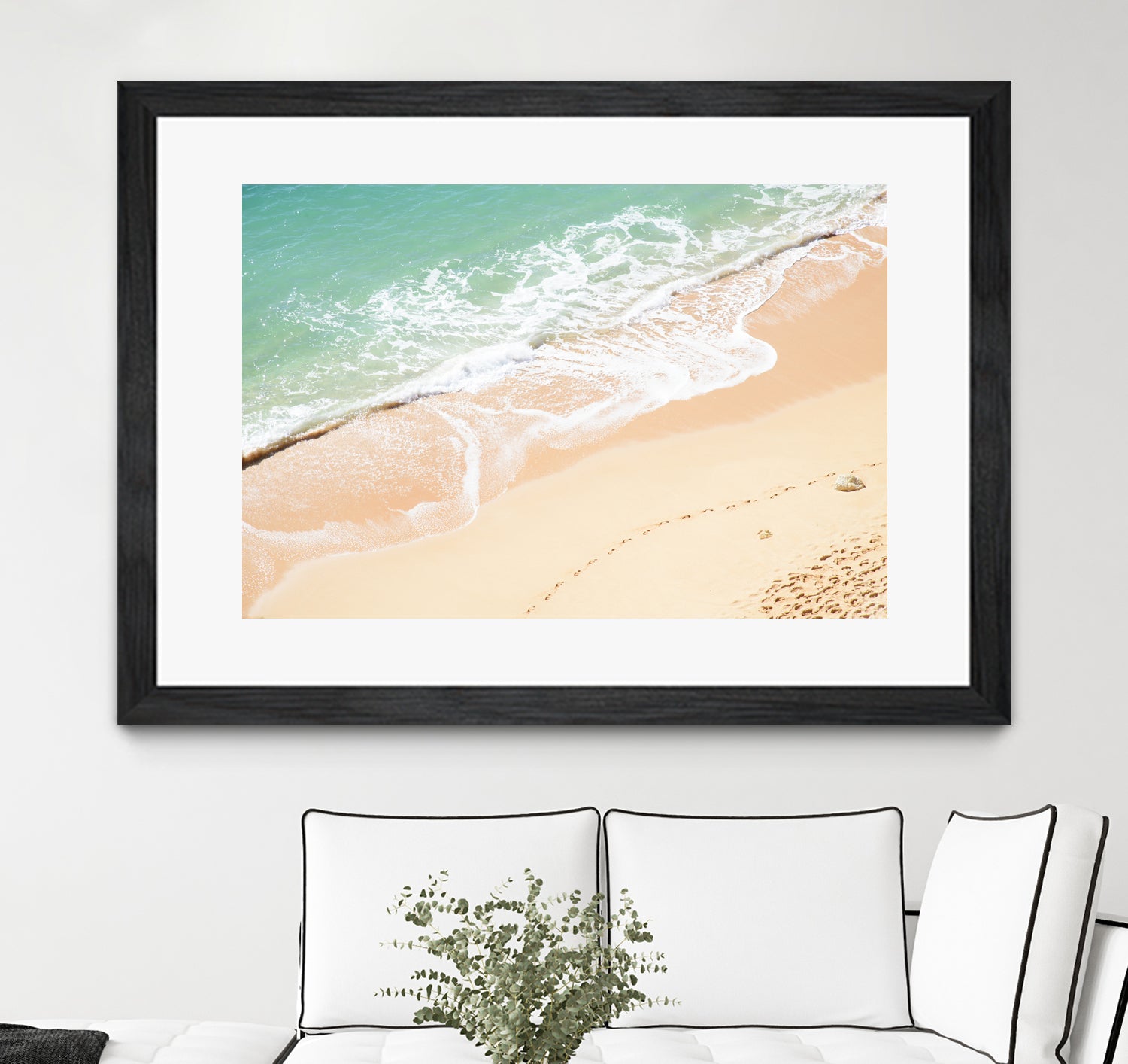 Atlantic Ocean Bliss 7 by Anitas Bellas Art on GIANT ART - beige landscape  turquoise water