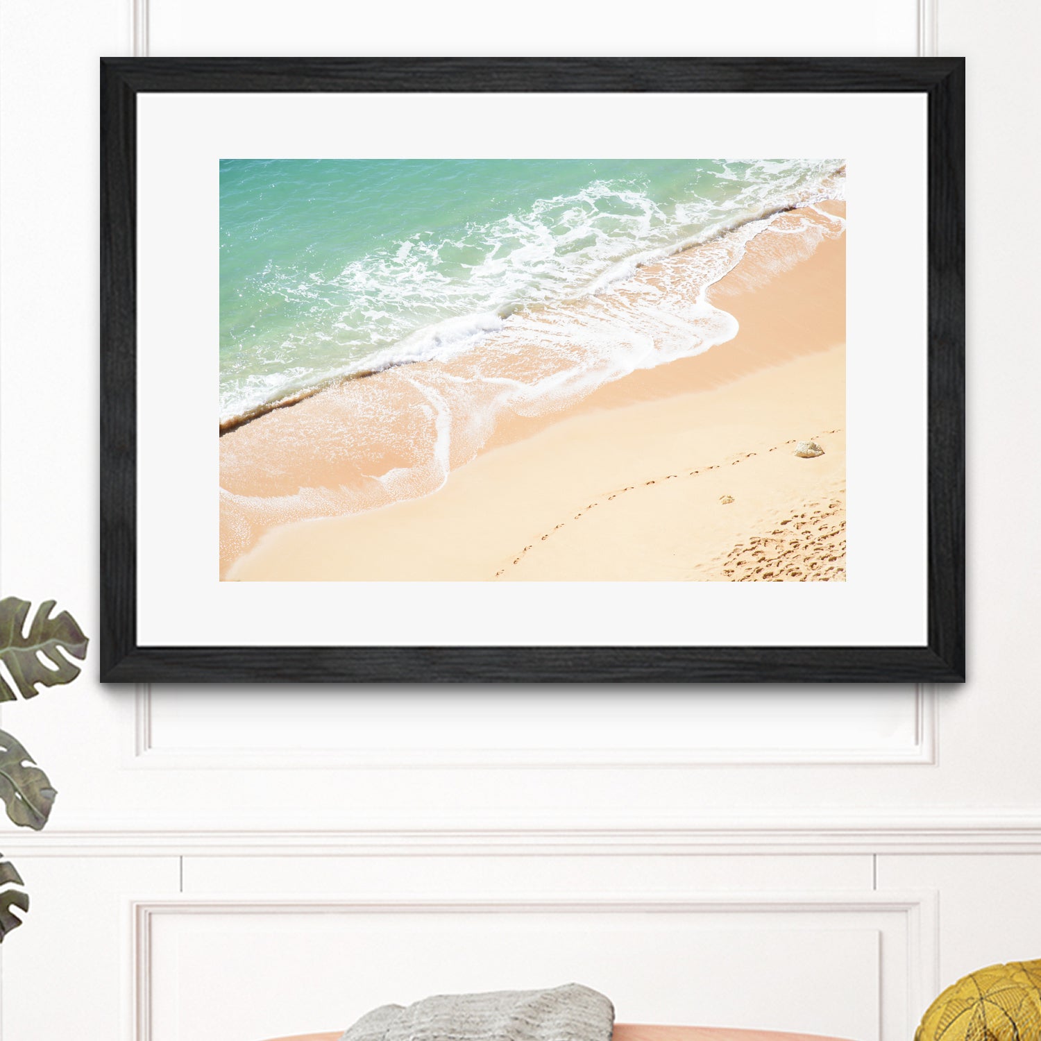 Atlantic Ocean Bliss 7 by Anitas Bellas Art on GIANT ART - beige landscape  turquoise water