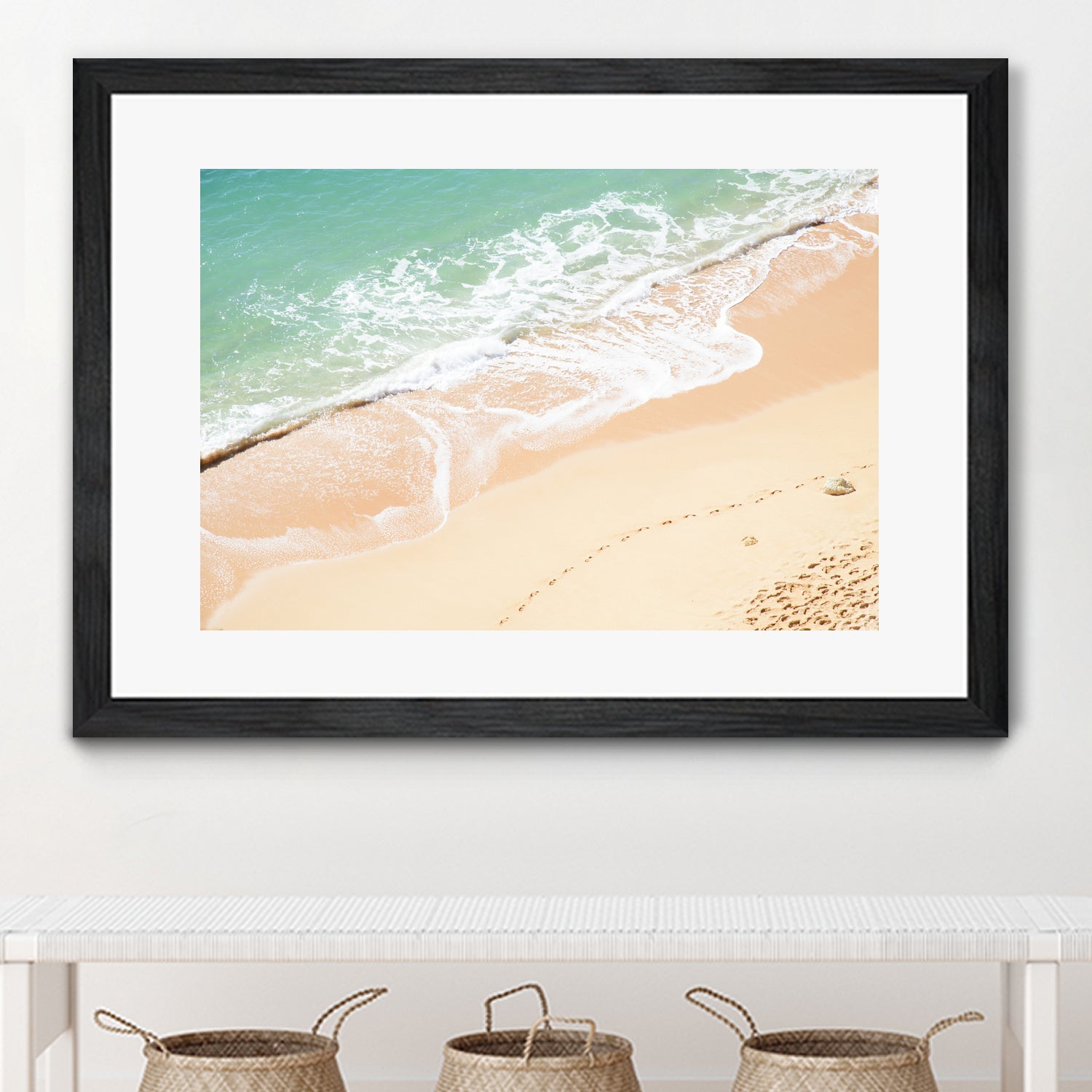 Atlantic Ocean Bliss 7 by Anitas Bellas Art on GIANT ART - beige landscape  turquoise water