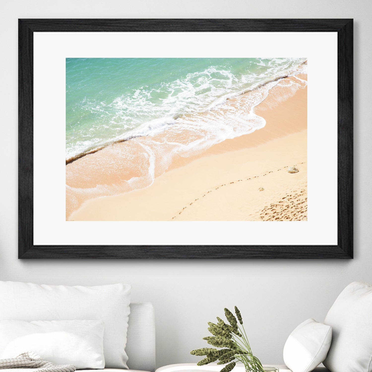 Atlantic Ocean Bliss 7 by Anitas Bellas Art on GIANT ART - beige landscape  turquoise water