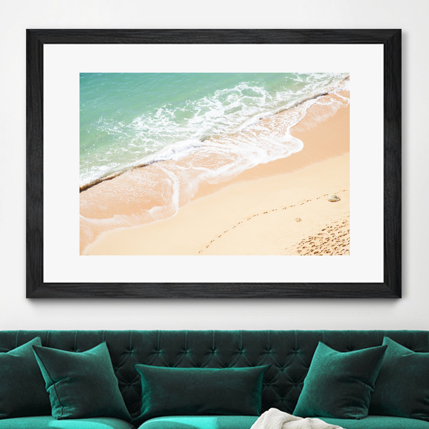 Atlantic Ocean Bliss 7 by Anitas Bellas Art on GIANT ART - beige landscape  turquoise water