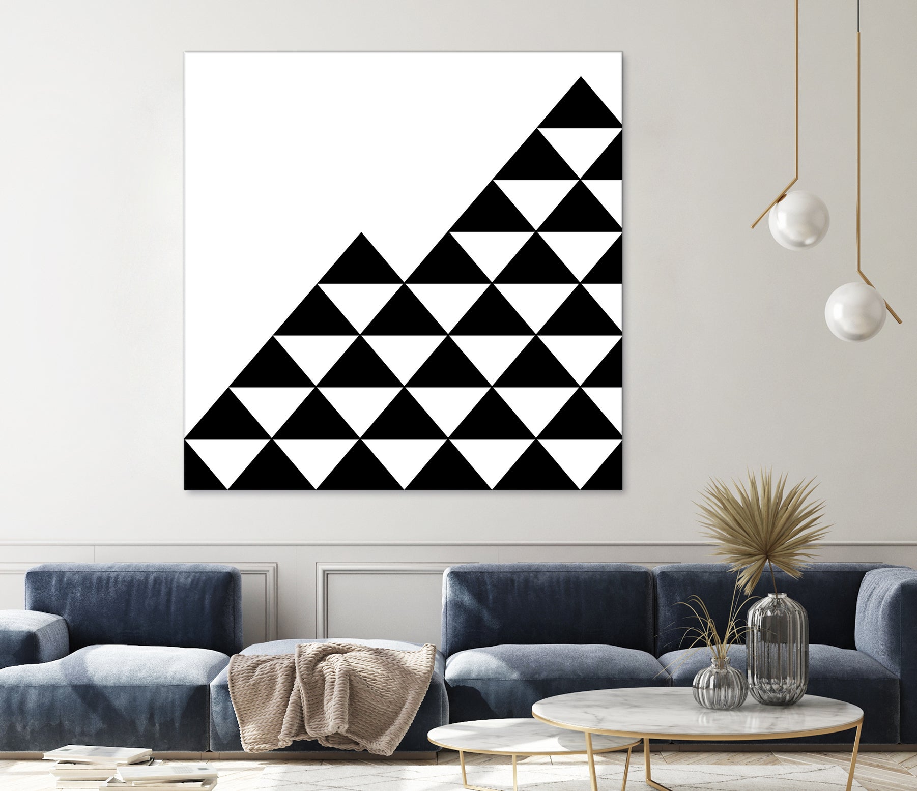 Abstract geometric pattern - black and white. by Keren Shiker on GIANT ART - black digital painting