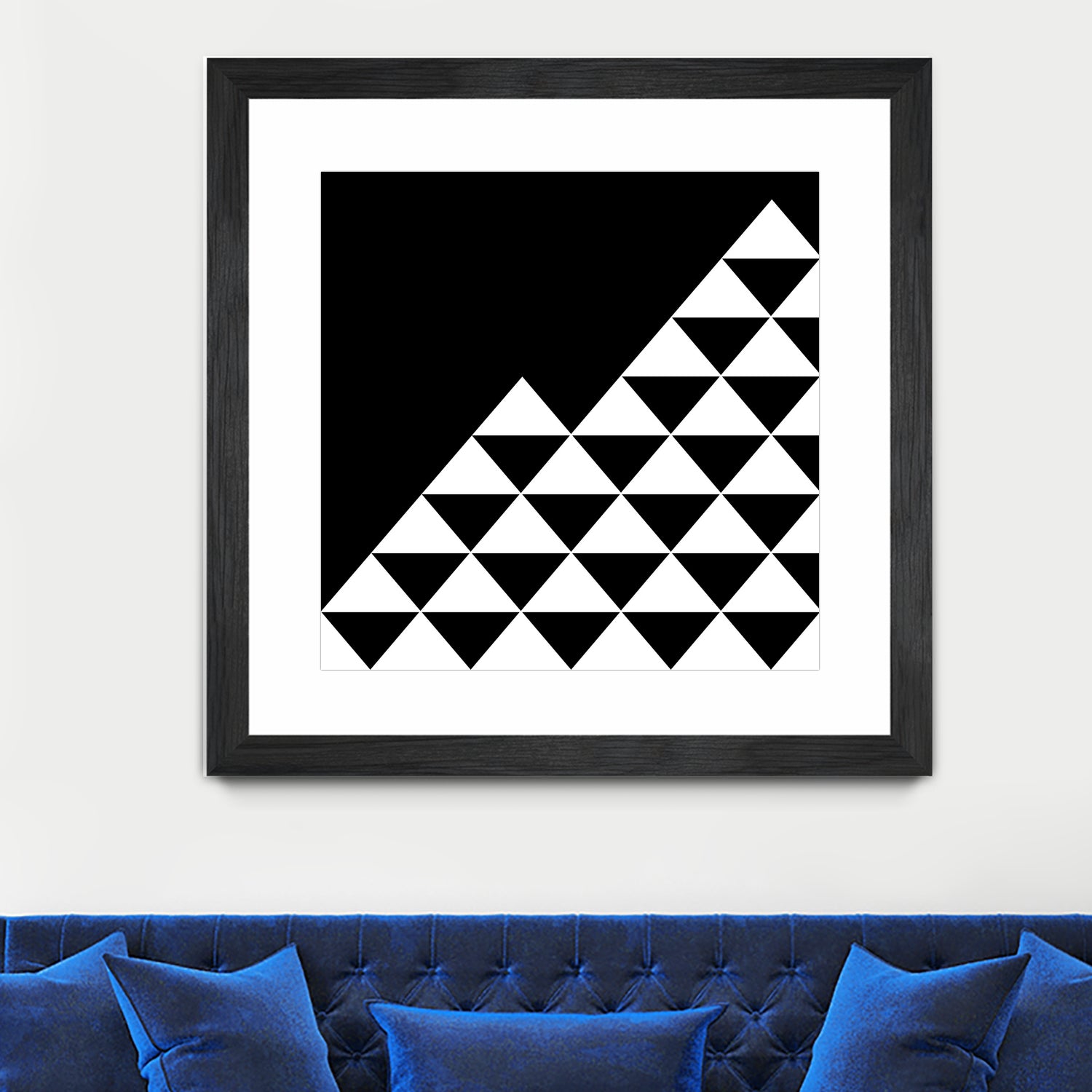 Abstract geometric pattern - black and white. by Keren Shiker on GIANT ART - black digital painting