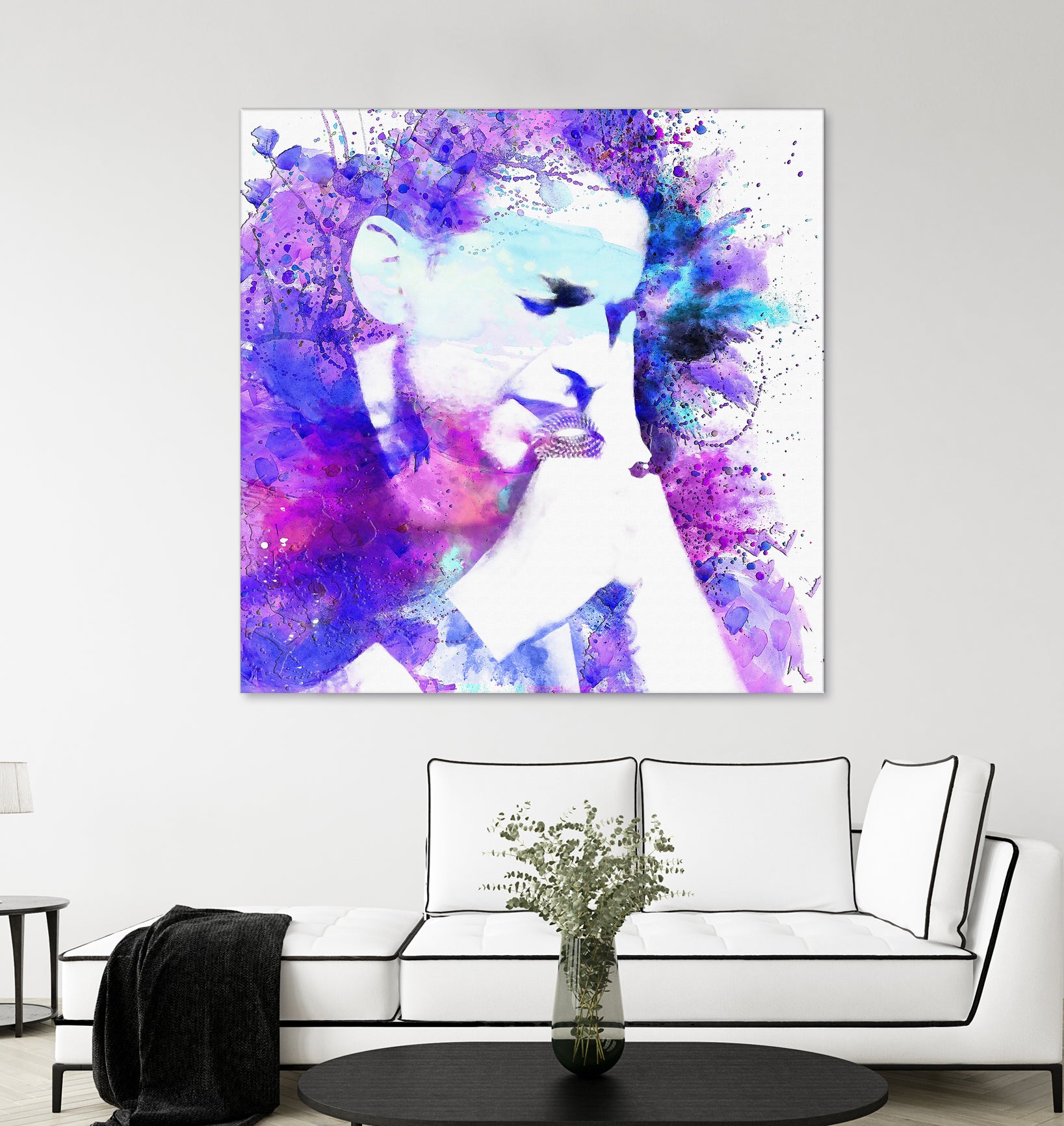 Dave Gahan by DARIA GRACHEVA on GIANT ART - fuchsia digital painting