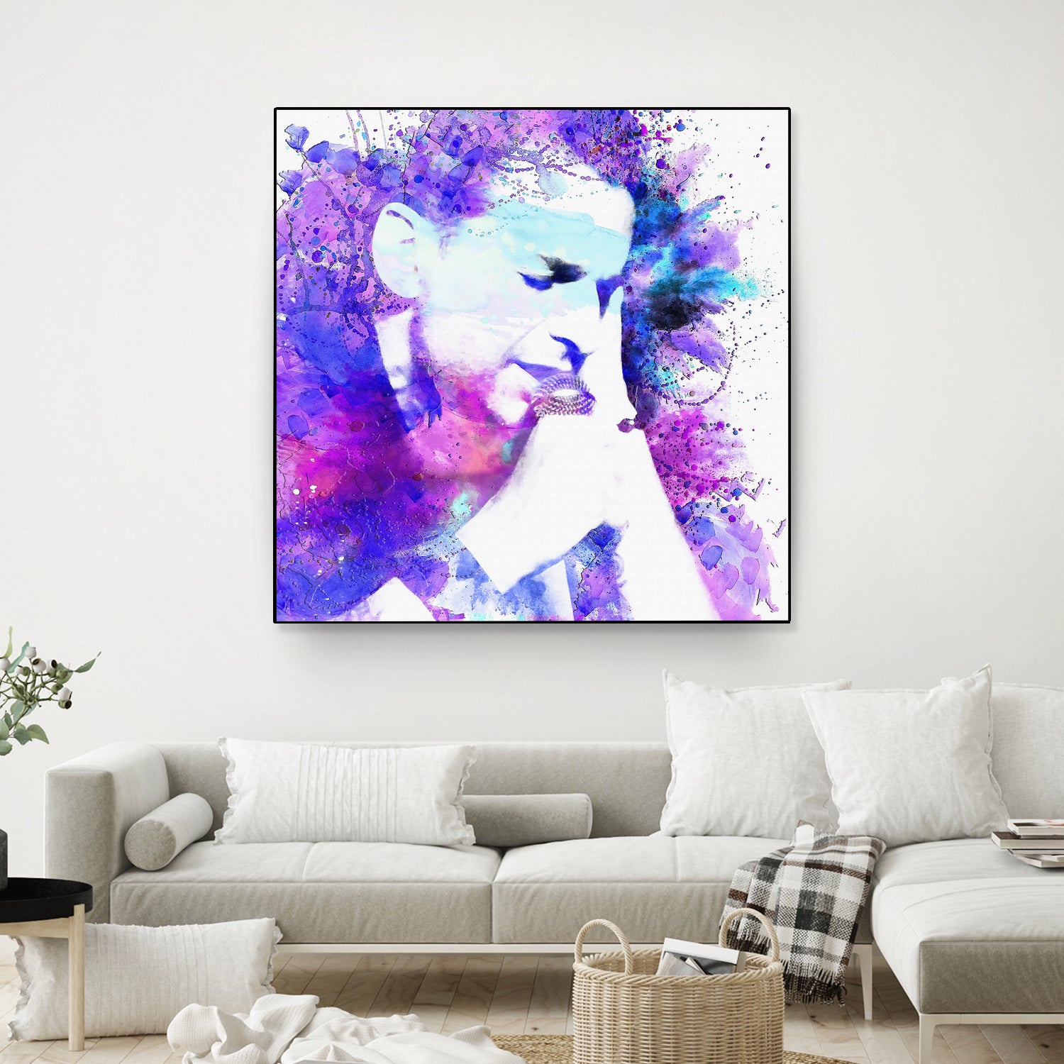 Dave Gahan by DARIA GRACHEVA on GIANT ART - fuchsia digital painting