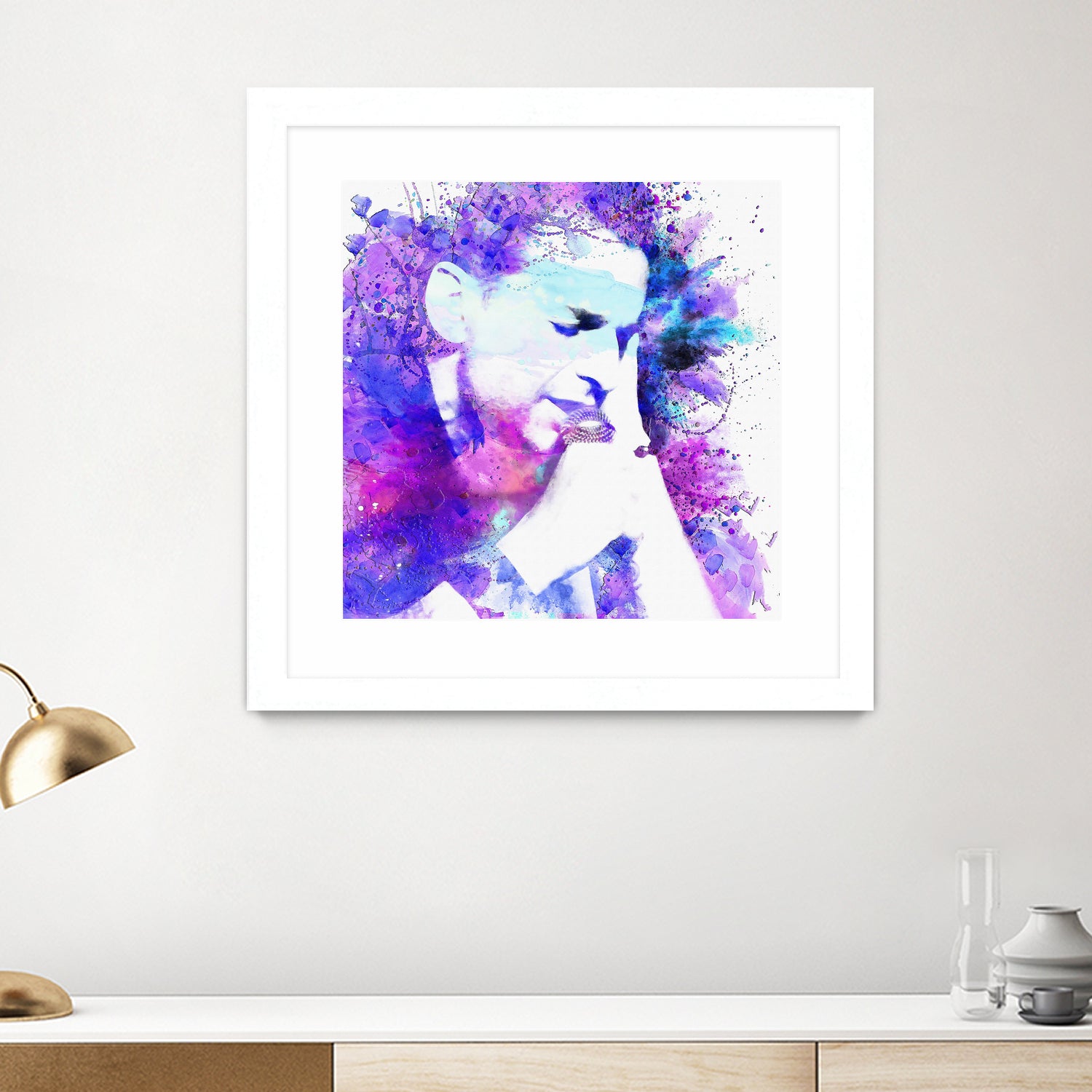 Dave Gahan by DARIA GRACHEVA on GIANT ART - fuchsia digital painting