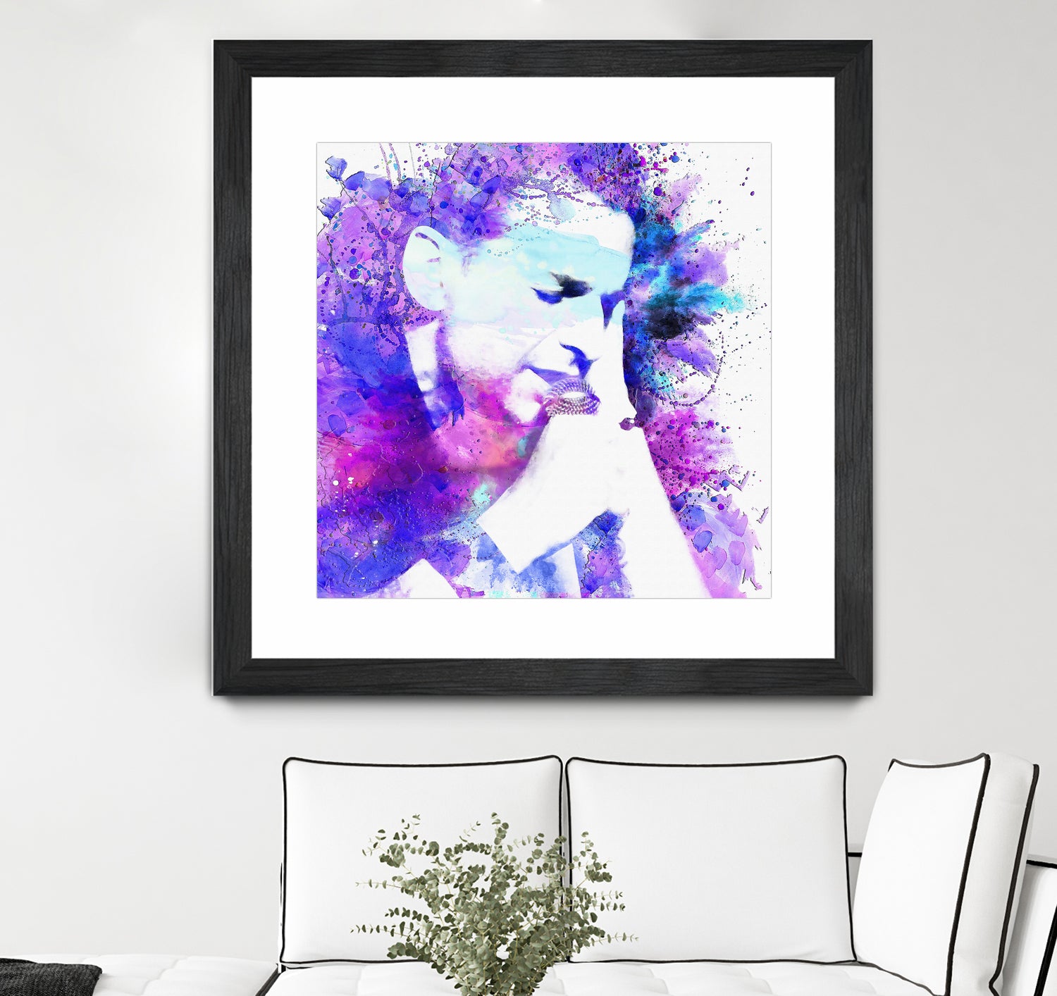 Dave Gahan by DARIA GRACHEVA on GIANT ART - fuchsia digital painting