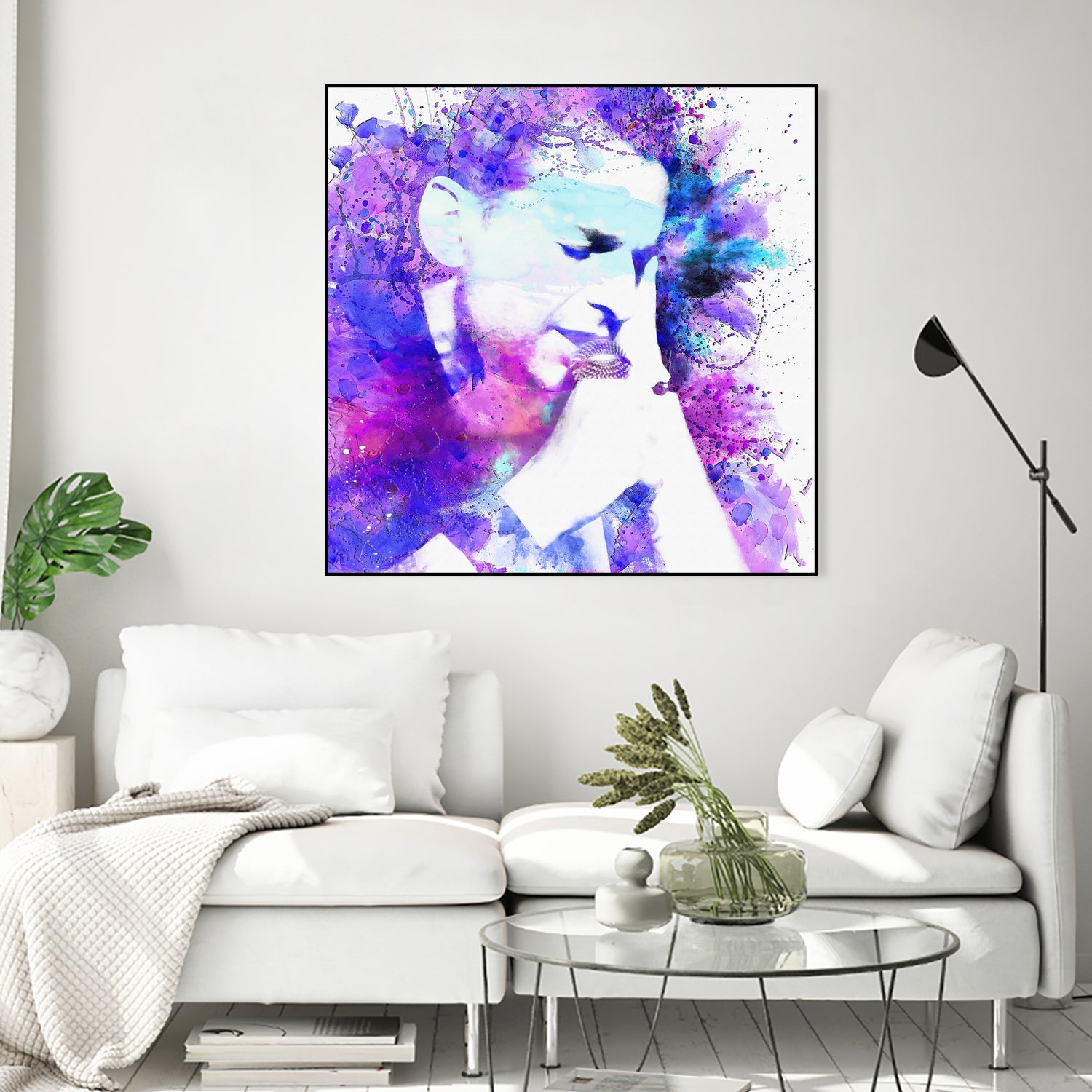 Dave Gahan by DARIA GRACHEVA on GIANT ART - fuchsia digital painting